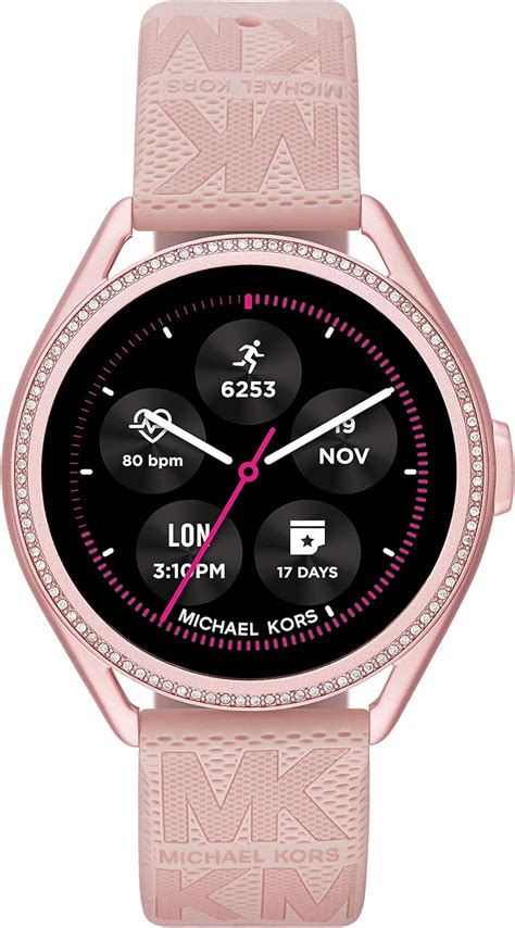 Michael Kors Women's MKGO Gen 5E 43mm Touchscreen Smartwatch .